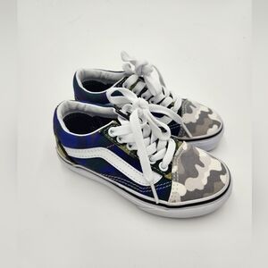 Vans Old Skool Shoes Camocollage Multi Toddler Size 10.5 NWOT